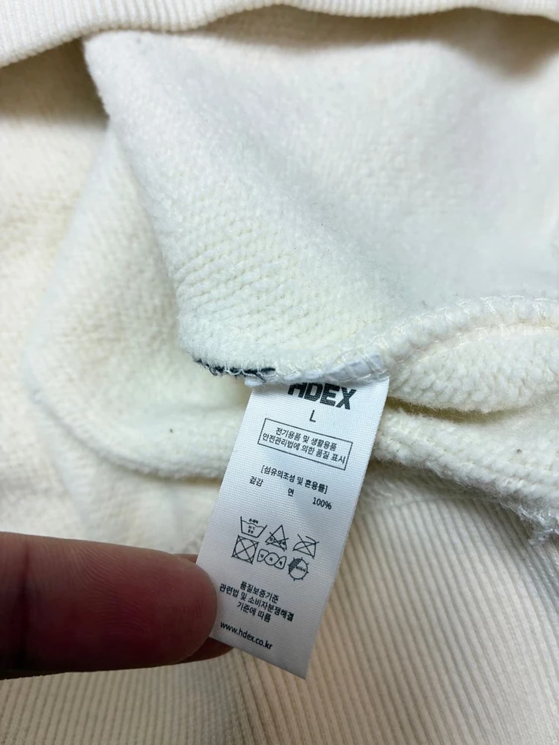 HDEX 헤비코튼 로고 맨투맨 PN8151 상품이미지9