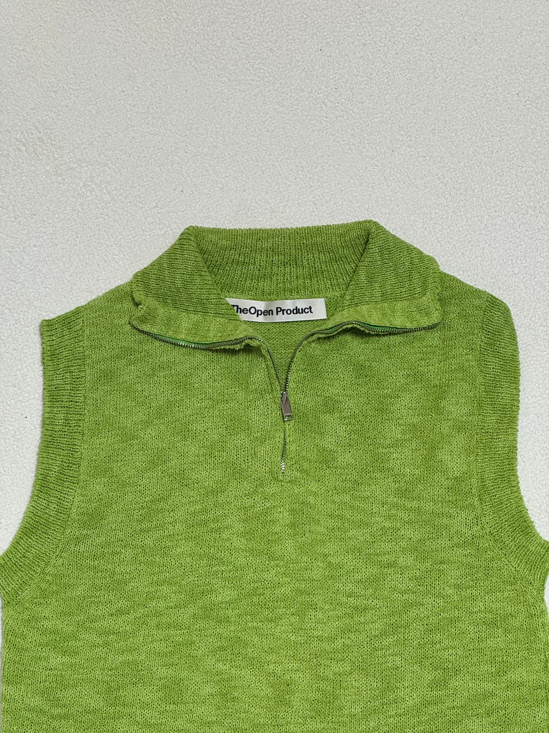 더 오픈 프로덕트 하프집업 니트 베스트 상품이미지2