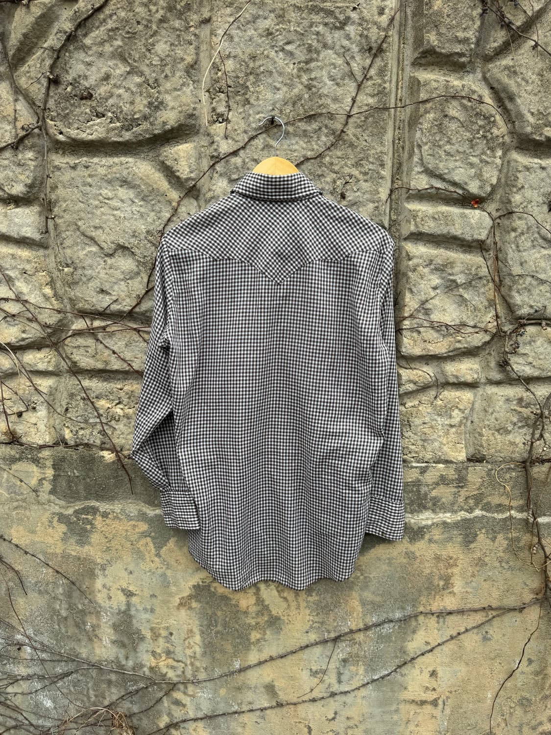 70s 딕슨-젠킨슨 usa 빈티지 체크 웨스턴 셔츠 상품이미지2