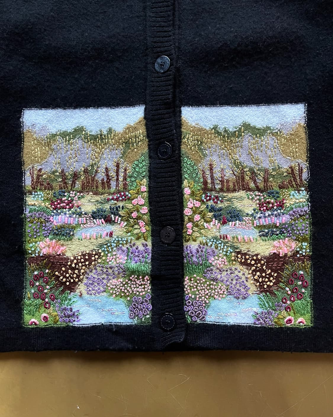 1980-90s Anubis Japan Old Wool Cardigan 상품이미지6