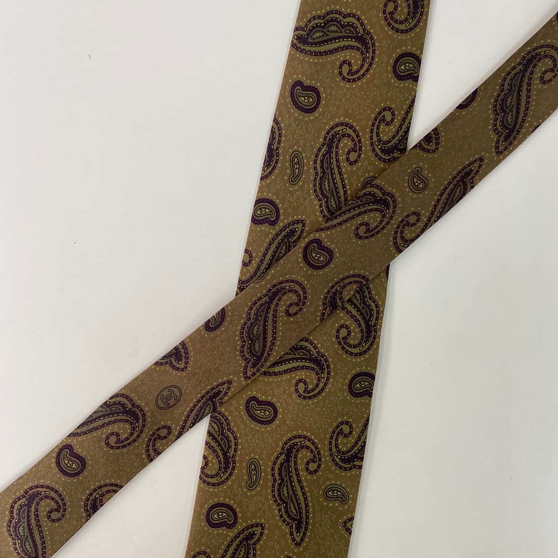 샤넬(CHANEL) 페이즐리 명품 정품 넥타이 8.3cm 상품이미지4