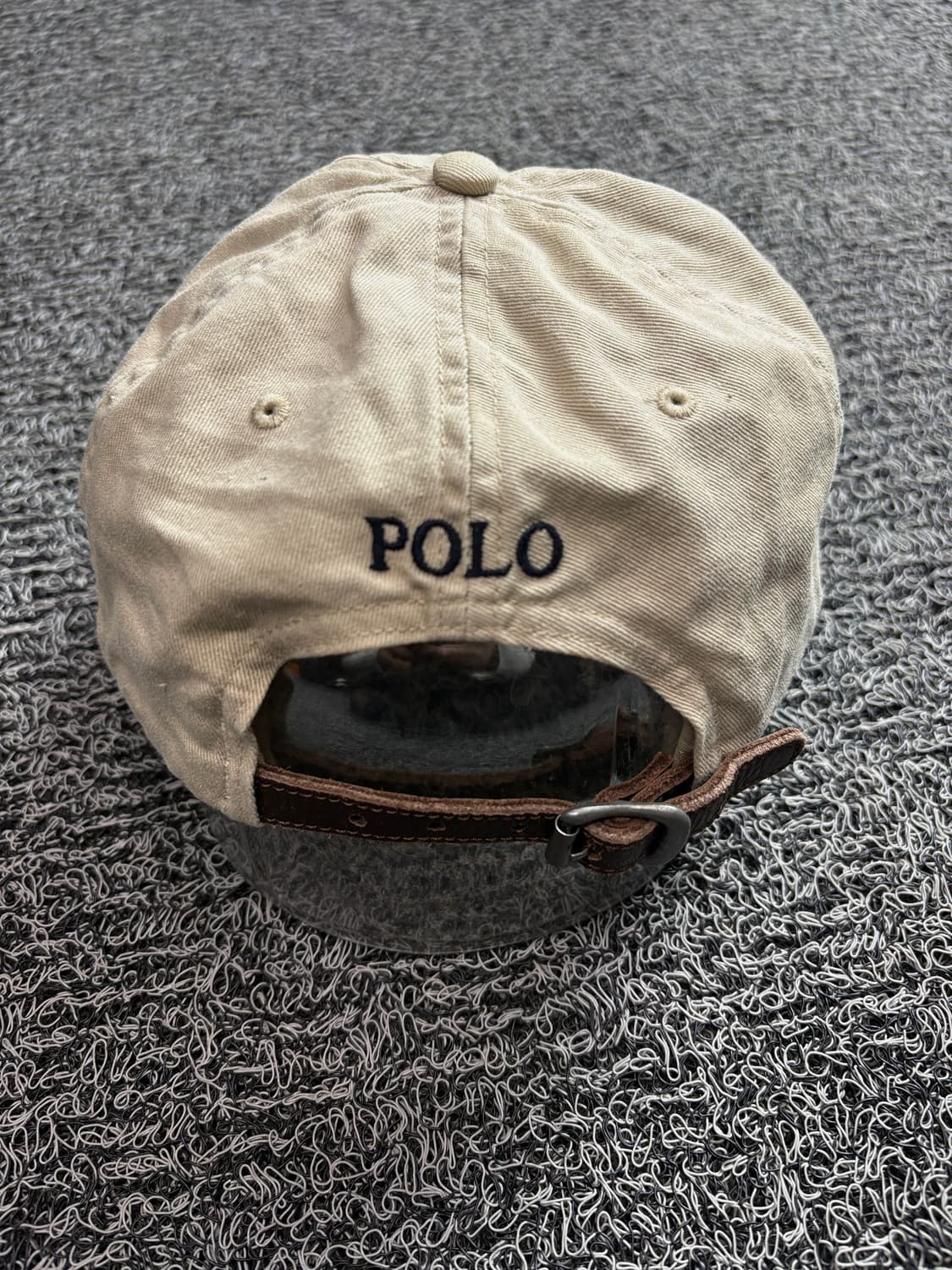 폴로 랄프로렌 포니로고 가죽스트랩 볼캡 2700 상품이미지4