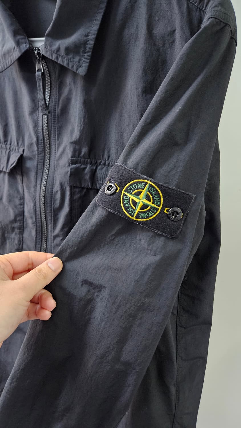 스톤아일랜드 나슬란 오버셔츠 블랙(M) 상품이미지3