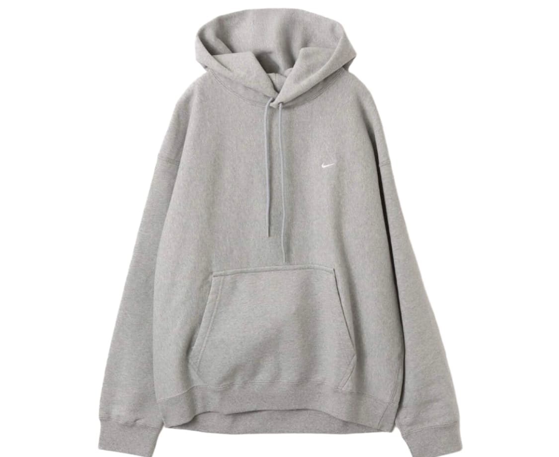 나이키 솔로 스우시 풀오버 후드 다크 그레이 헤더 라이트 스모크 그레이  상품이미지1