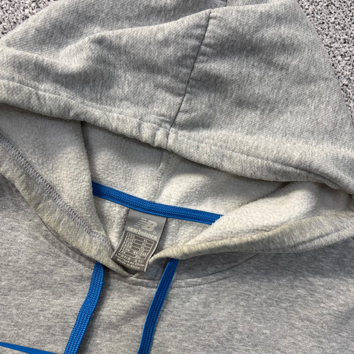 110 뉴발란스 기모 후드티 0324J 상품이미지2