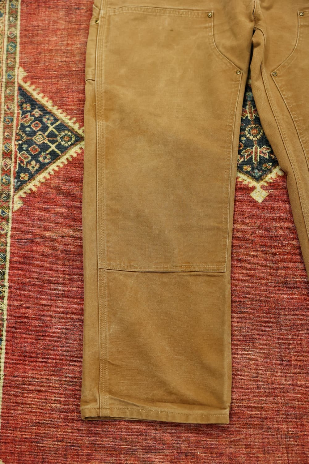 빈티지 칼하트더블니 브라운 판매 상품이미지2