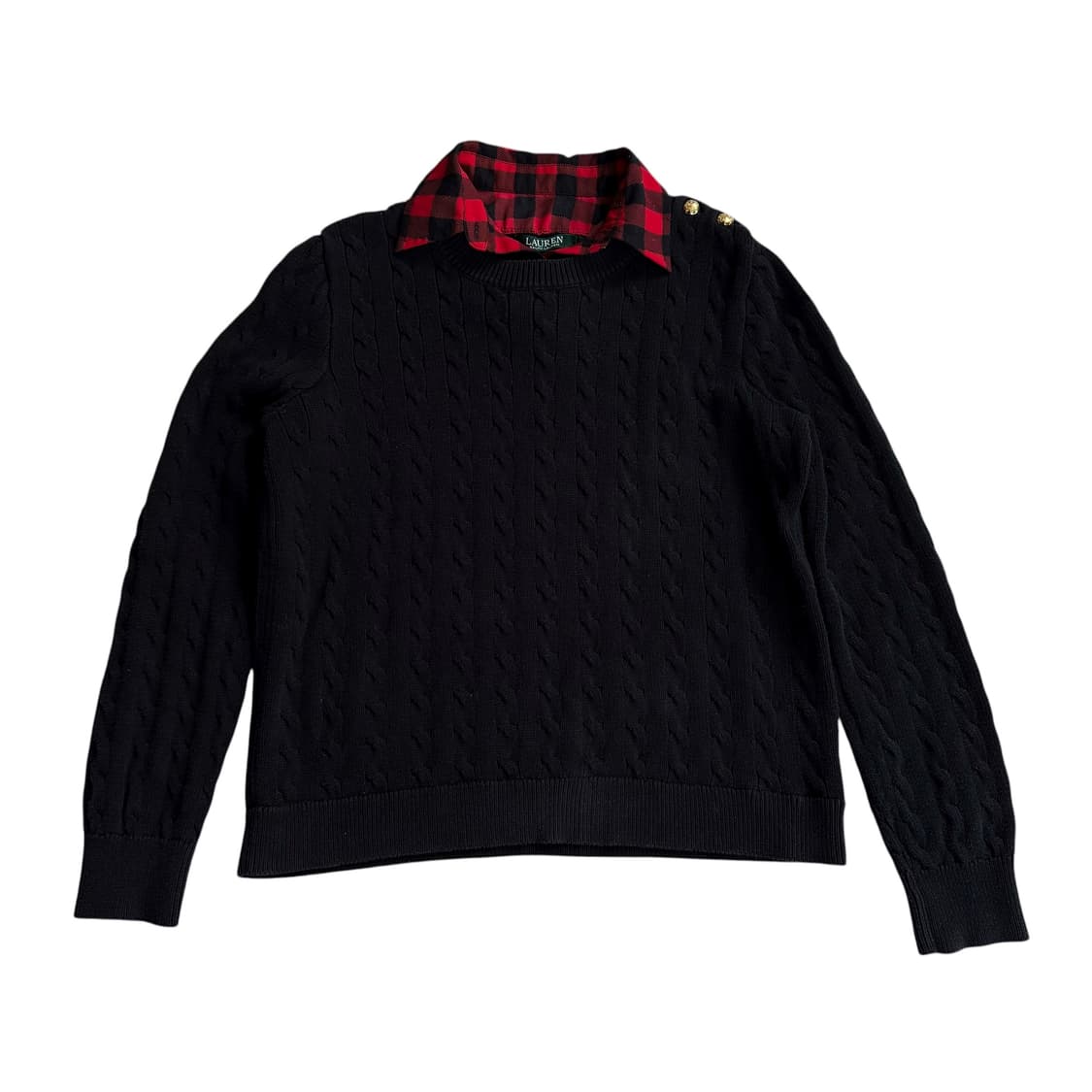 폴로 셔츠 케이블 니트 상품이미지1