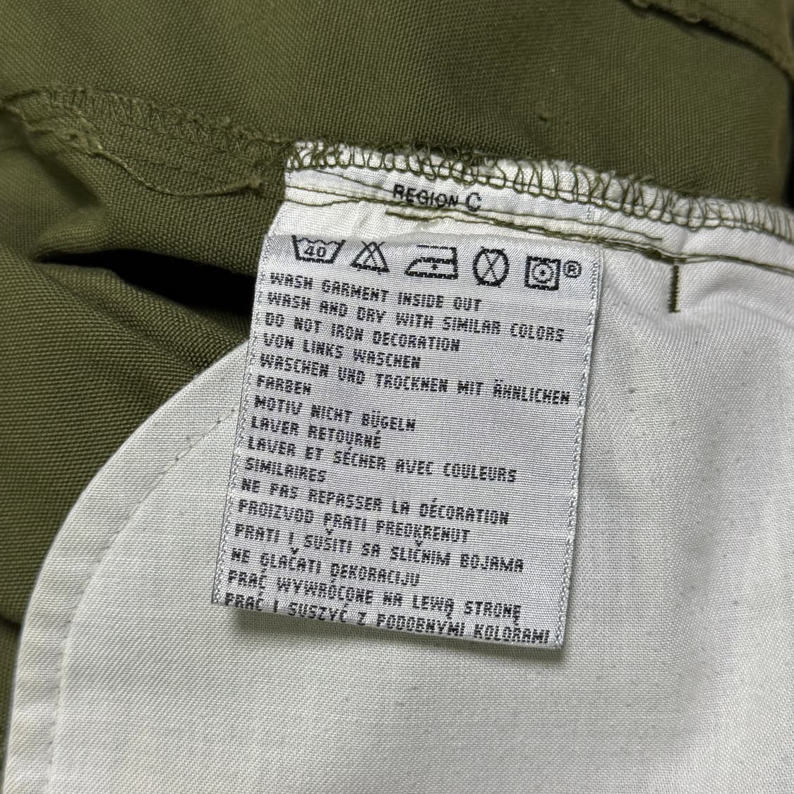 유럽 빈티지 90s 리바이스 ALL-DUTY 워크 팬츠 고프코어 올리브  상품이미지8