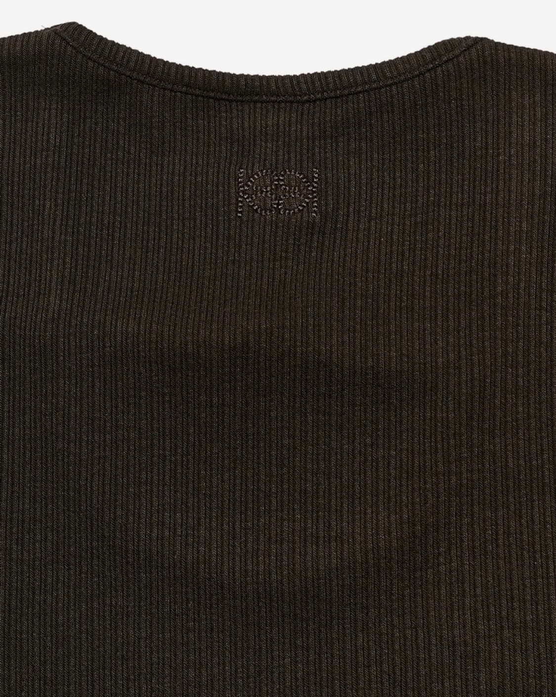 기준 벨트 유넥 탑 (다크브라운) 상품이미지4