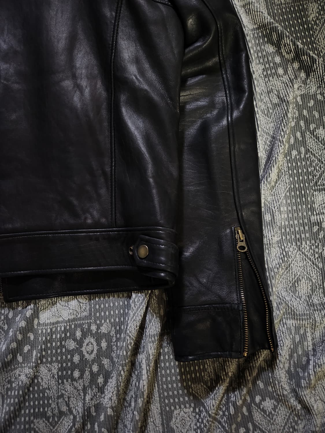 빈티지 램스킨 레더자켓 /쿠어/알렌느/해칭룸/인사일런스/느와르라르메스 상품이미지7