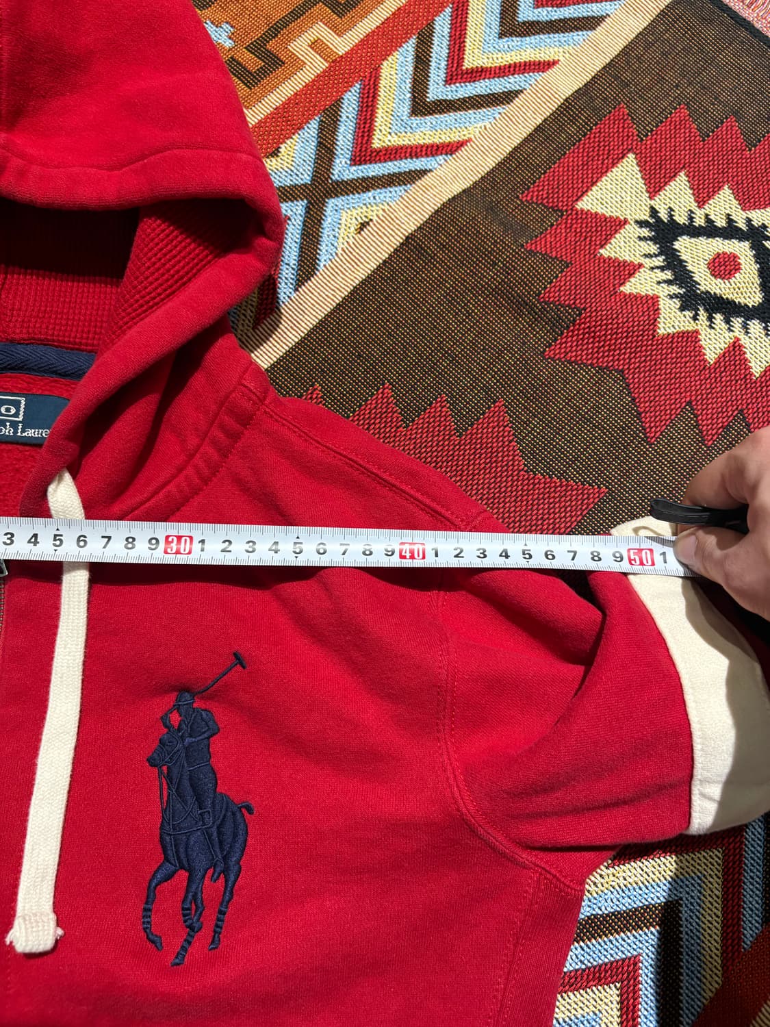 폴로 빅포니 사이드라인 빈티지 후드집압 상품이미지7