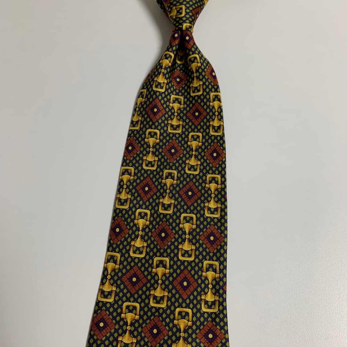 셀린느(CELINE) 기하학적패턴 명품넥타이 결혼식패션 넥타이 A등급 상품이미지8