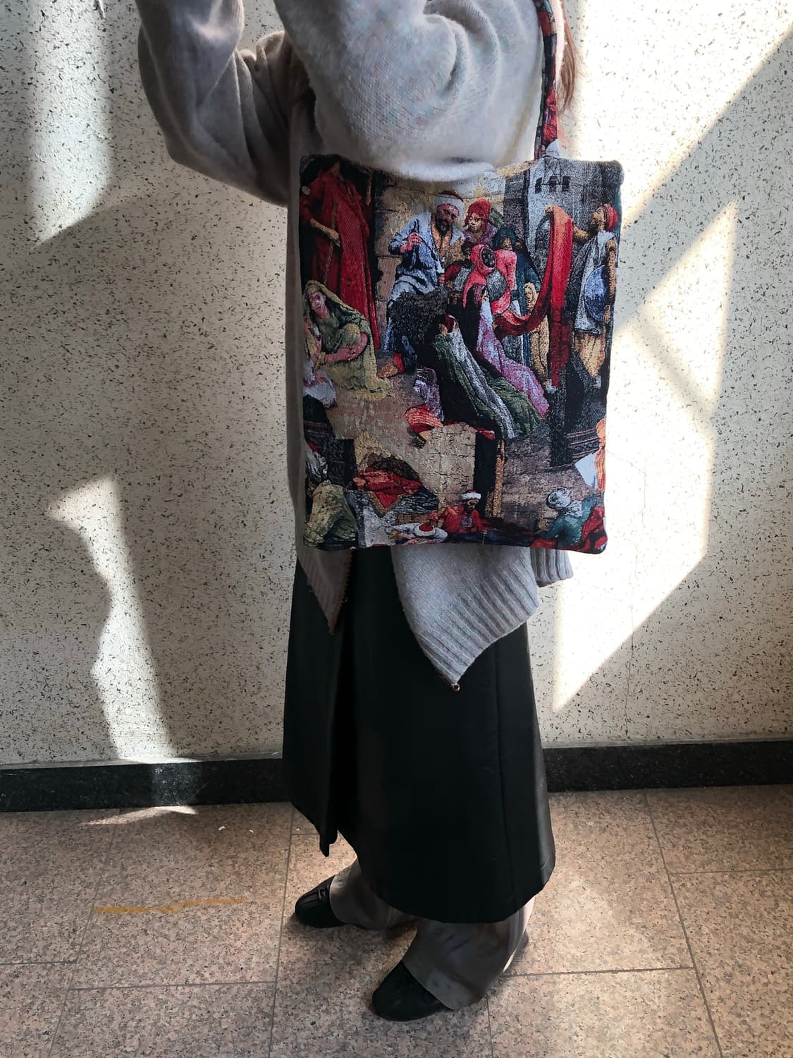 블레스 N74 자카드 토트백 상품이미지2