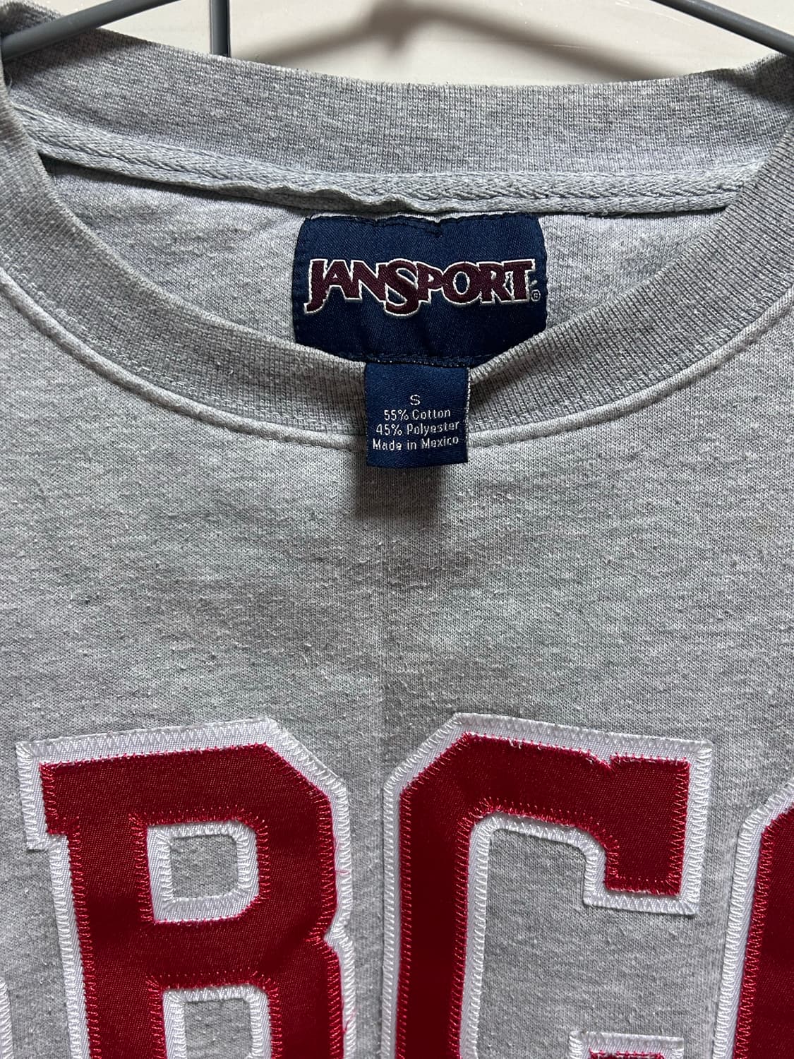 JanSport SBCC 맨투맨 S 회색 상품이미지2