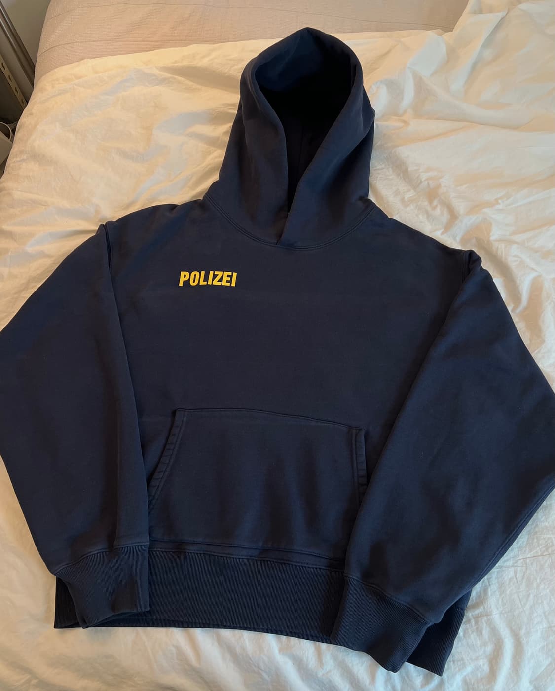 polizei 빈티지 후드티 네이비 상품이미지2