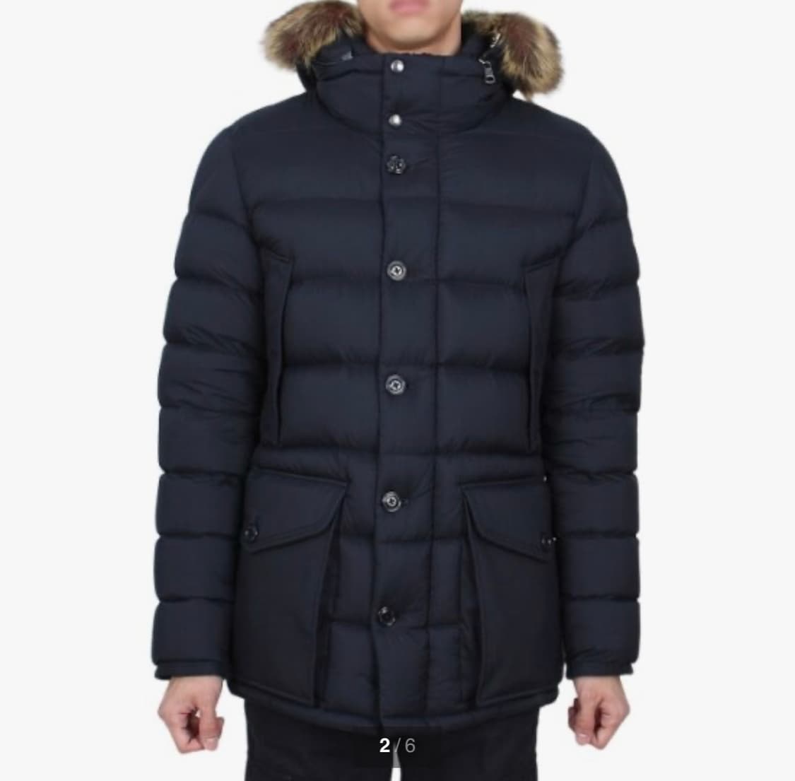 (A+/7) / 몽클레어 클루니 쇼트 다운 패딩 자켓 네이비 상품이미지9