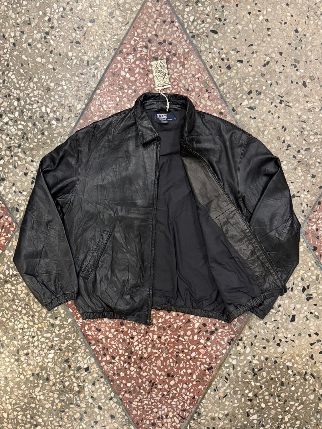 폴로 랄프로렌 맥스웰 레더 자켓 (L) 상품이미지3