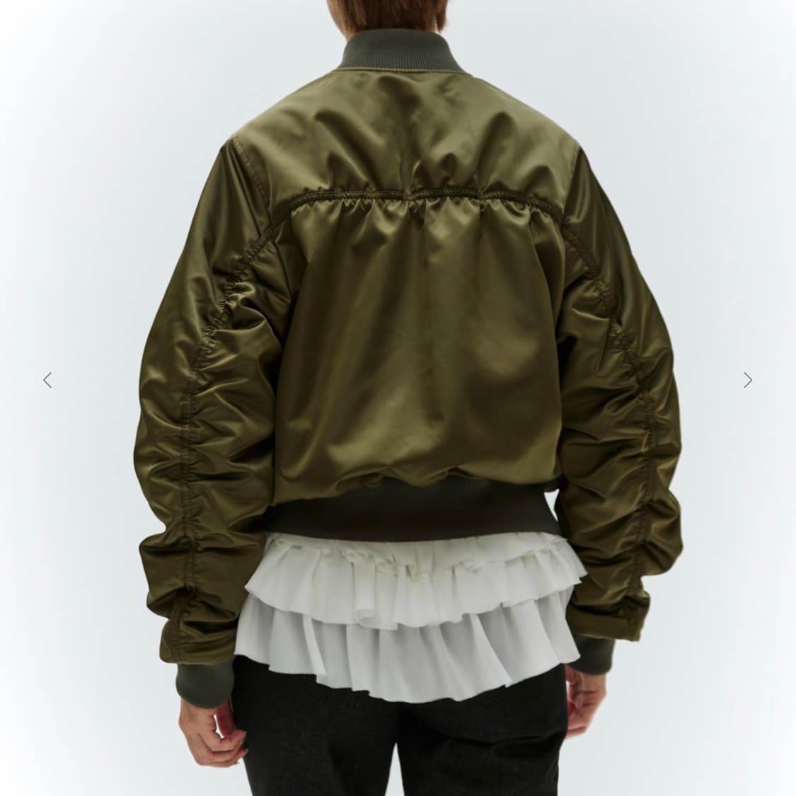 burmula (버뮬라) MA-1 STRAP JUMPER (KHAKI) 상품이미지2