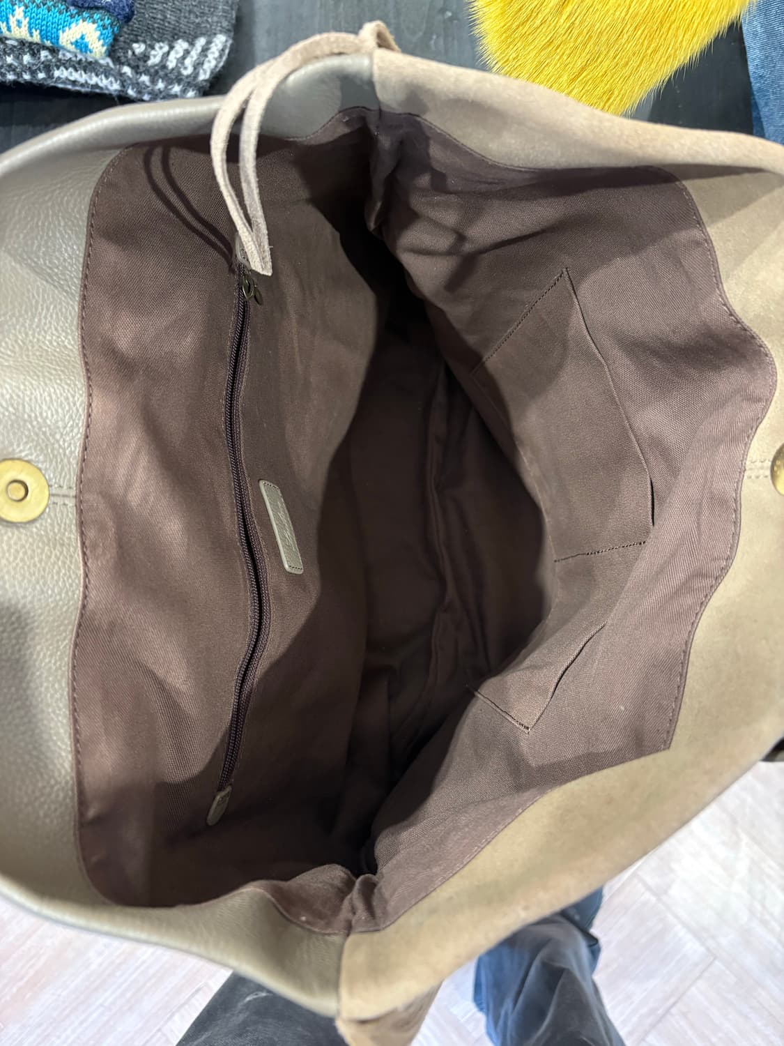 빈티지 리얼레더 태슬백 상품이미지3