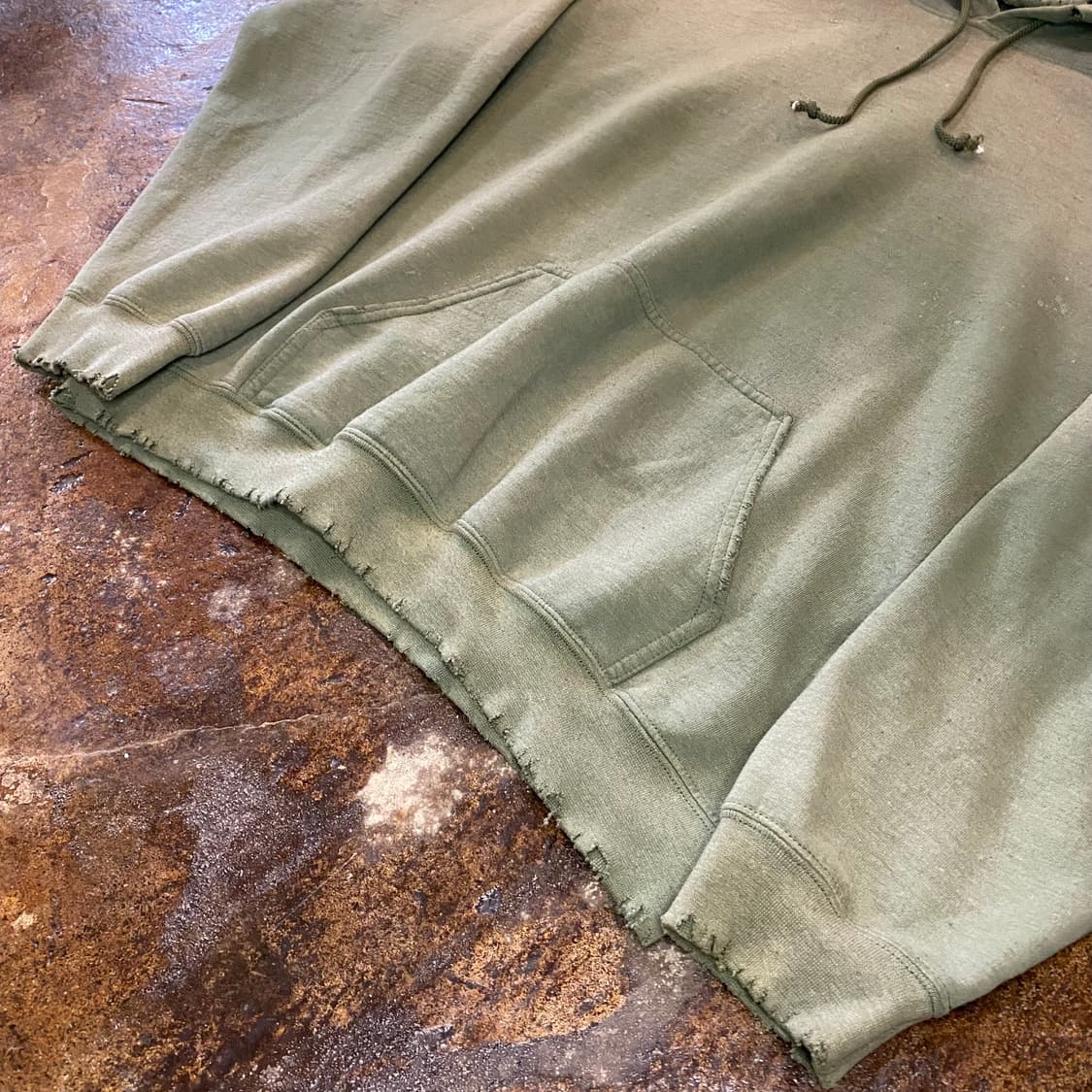 (L) 사스콰치패브릭스 빈티지 데미지 에이징 후드 상품이미지3