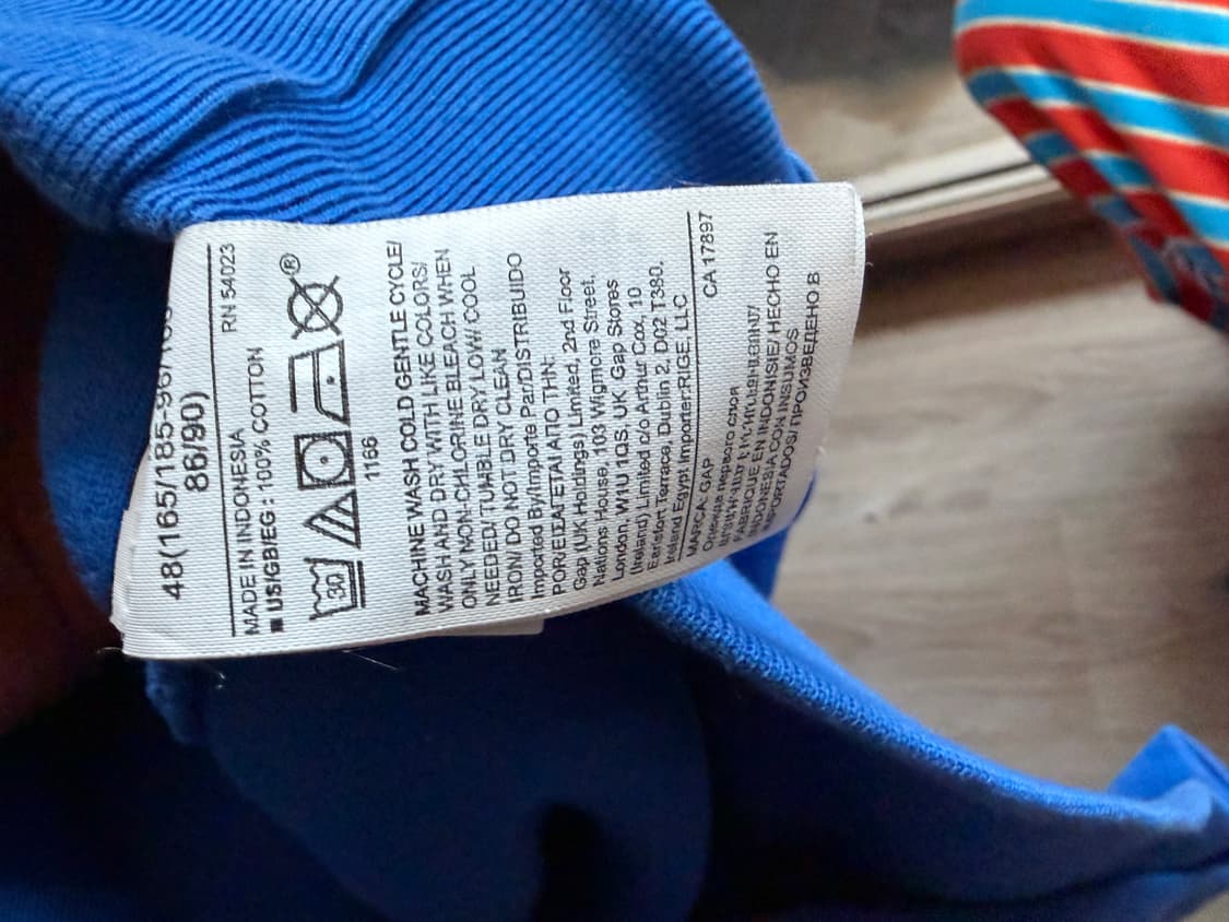 이지갭 퍼펙트 후디 M 블루 상품이미지3