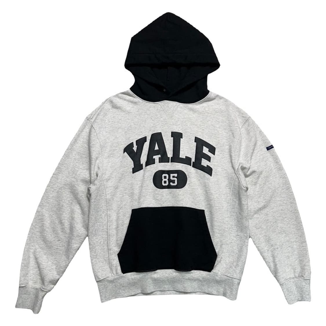 YALE 배색 후디 S 상품이미지1