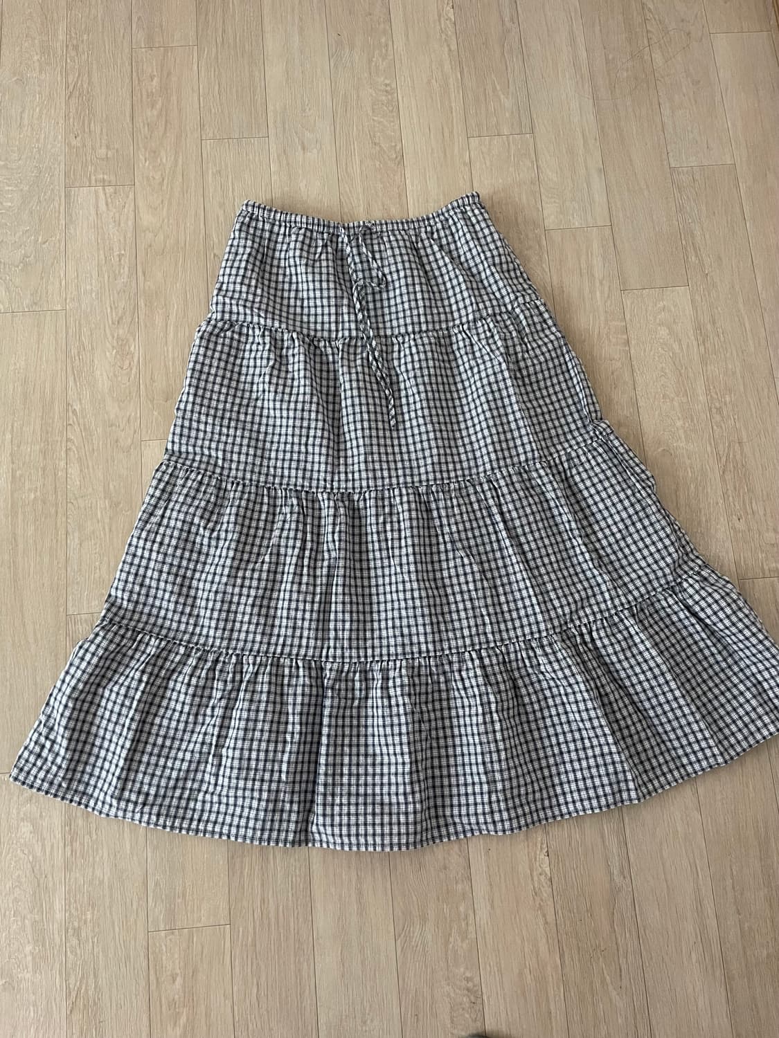 브랜디멜빌 체크 롱 스커트 상품이미지1