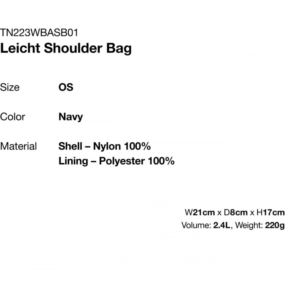 디스이즈네버댓 크로스백 네이비 상품이미지5