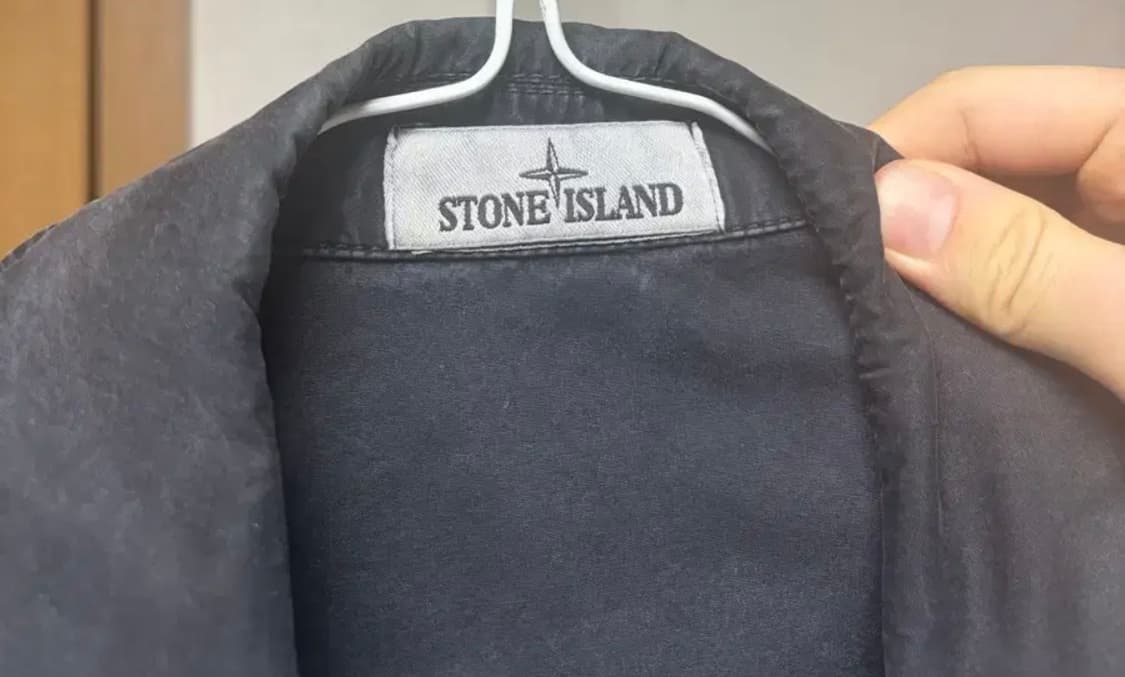 [L] 스톤아일랜드 올드이팩트 오버셔츠 블랙 22ss 114WN 상품이미지3