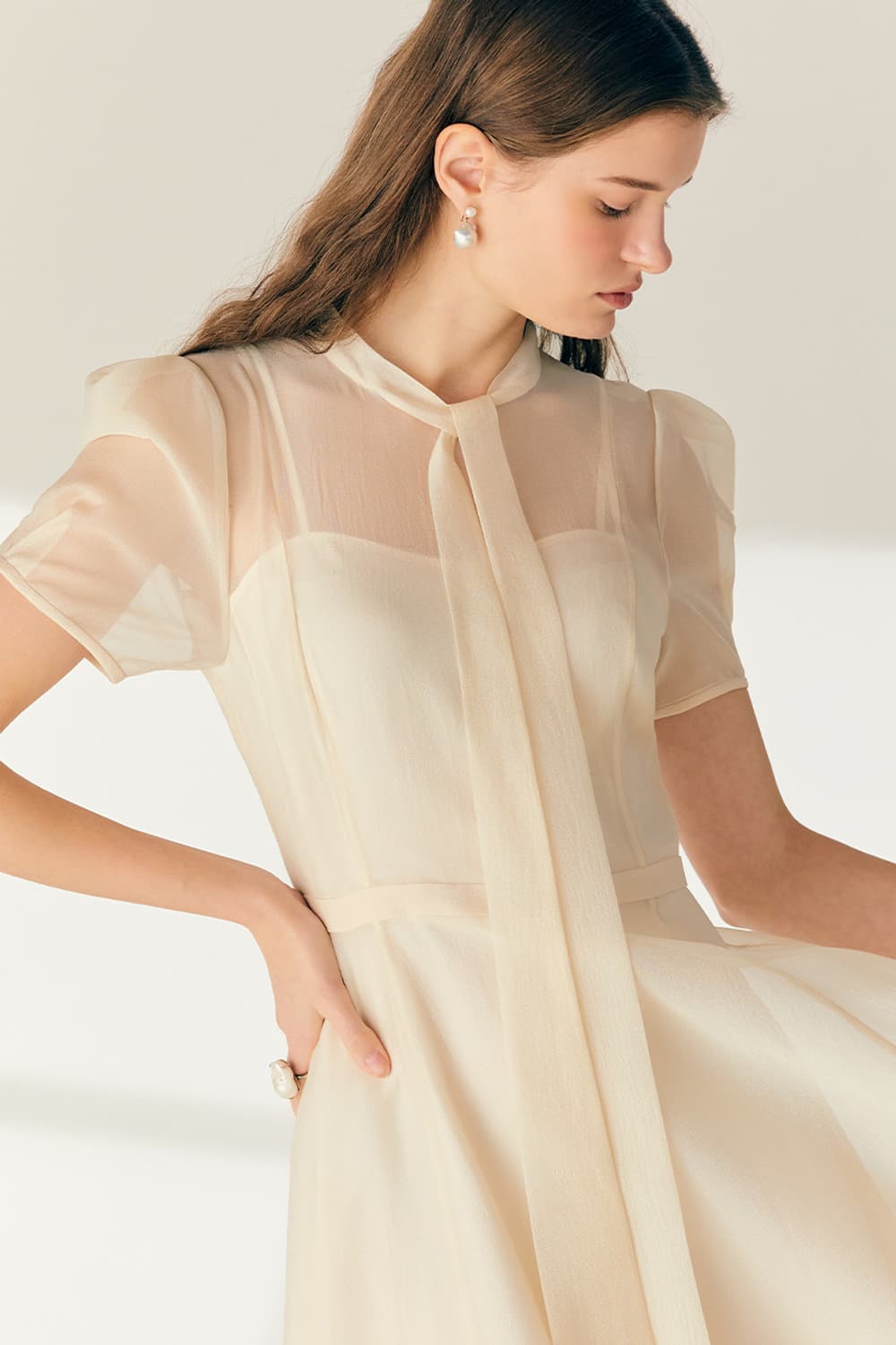 [새 상품.정가43.8] Bride And You 청담 예복 명소 원피스 상품이미지4