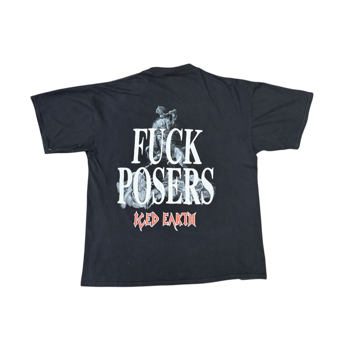빈티지 00s Iced Earth Fuck Poster 밴드 티셔츠 상품이미지2
