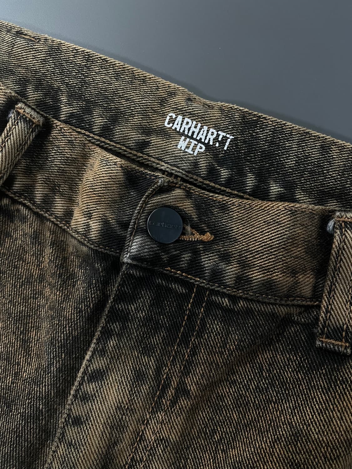 [30] 칼하트 WIP 싱클니 녹워싱 카펜터 데님팬츠 상품이미지8