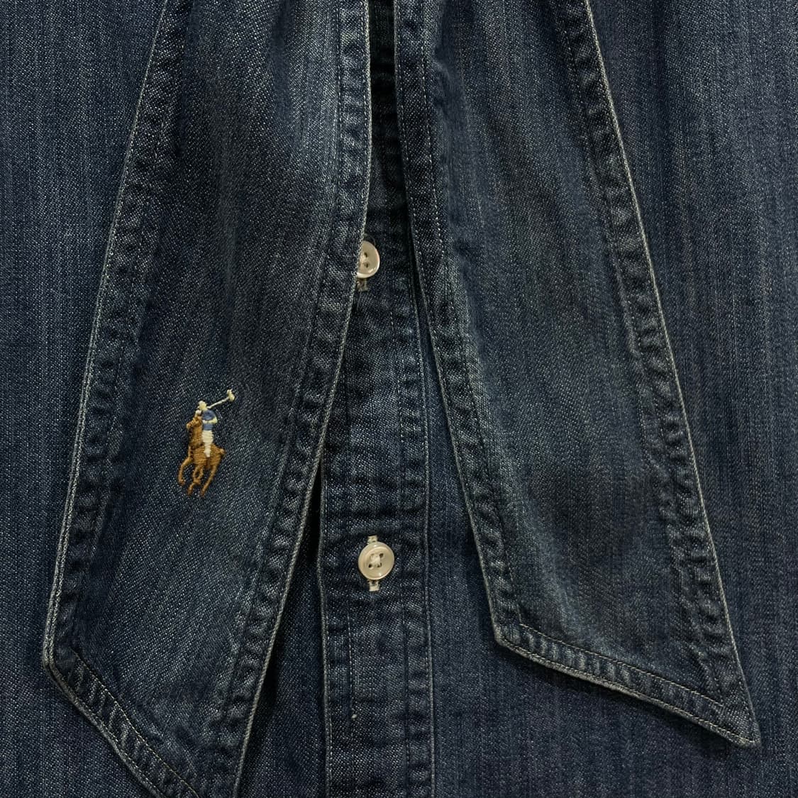 Polo Denim Ribbon Shirt 상품이미지7