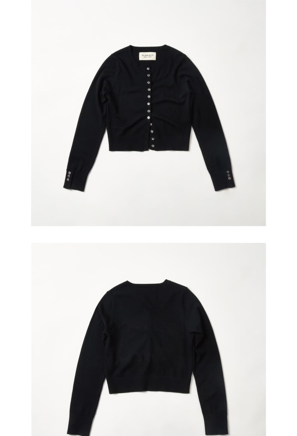 plzproject petite round button cardigan 상품이미지2