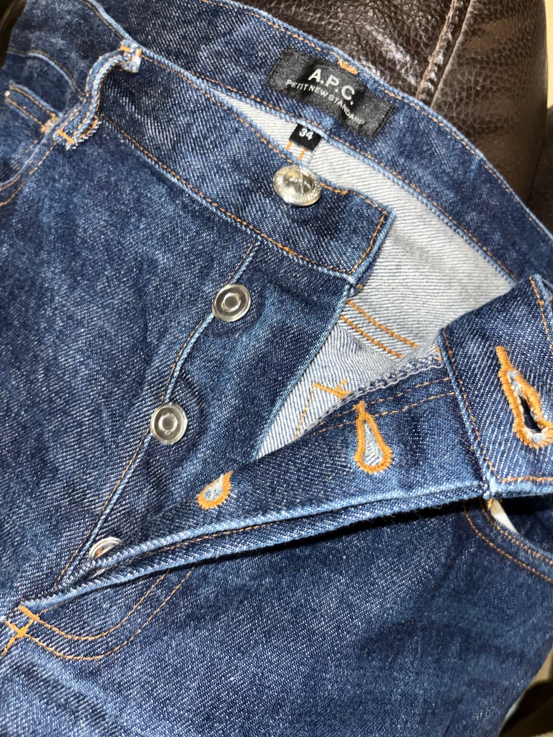 정품 A.P.C. Petit New Standard 데님 / Indigo 상품이미지1