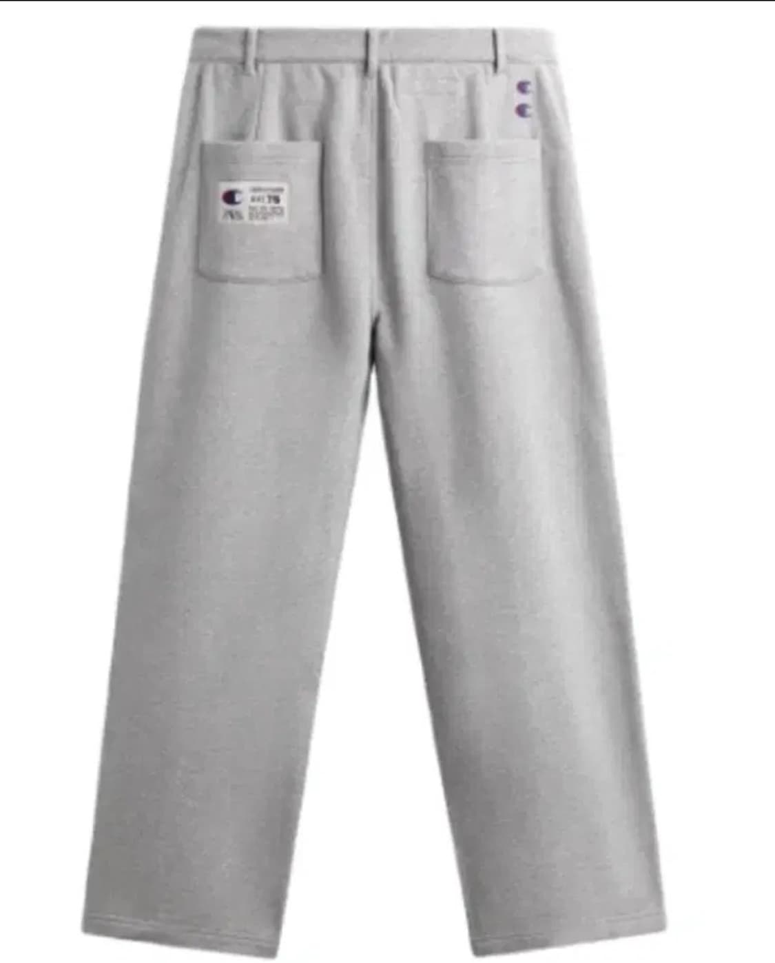 자라x챔피온 릴렉스드핏 플리티드 팬츠 그레이 말 L-XL 상품이미지1