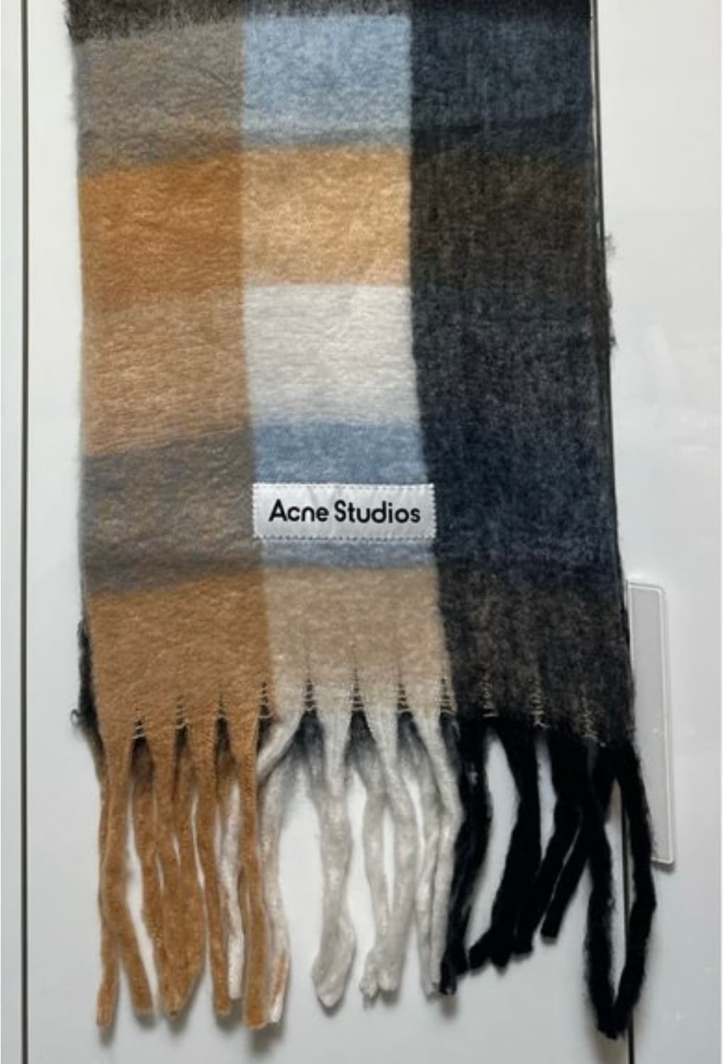 아크네 스튜디오 체크 울모헤어머플러 남여공용 상품이미지3