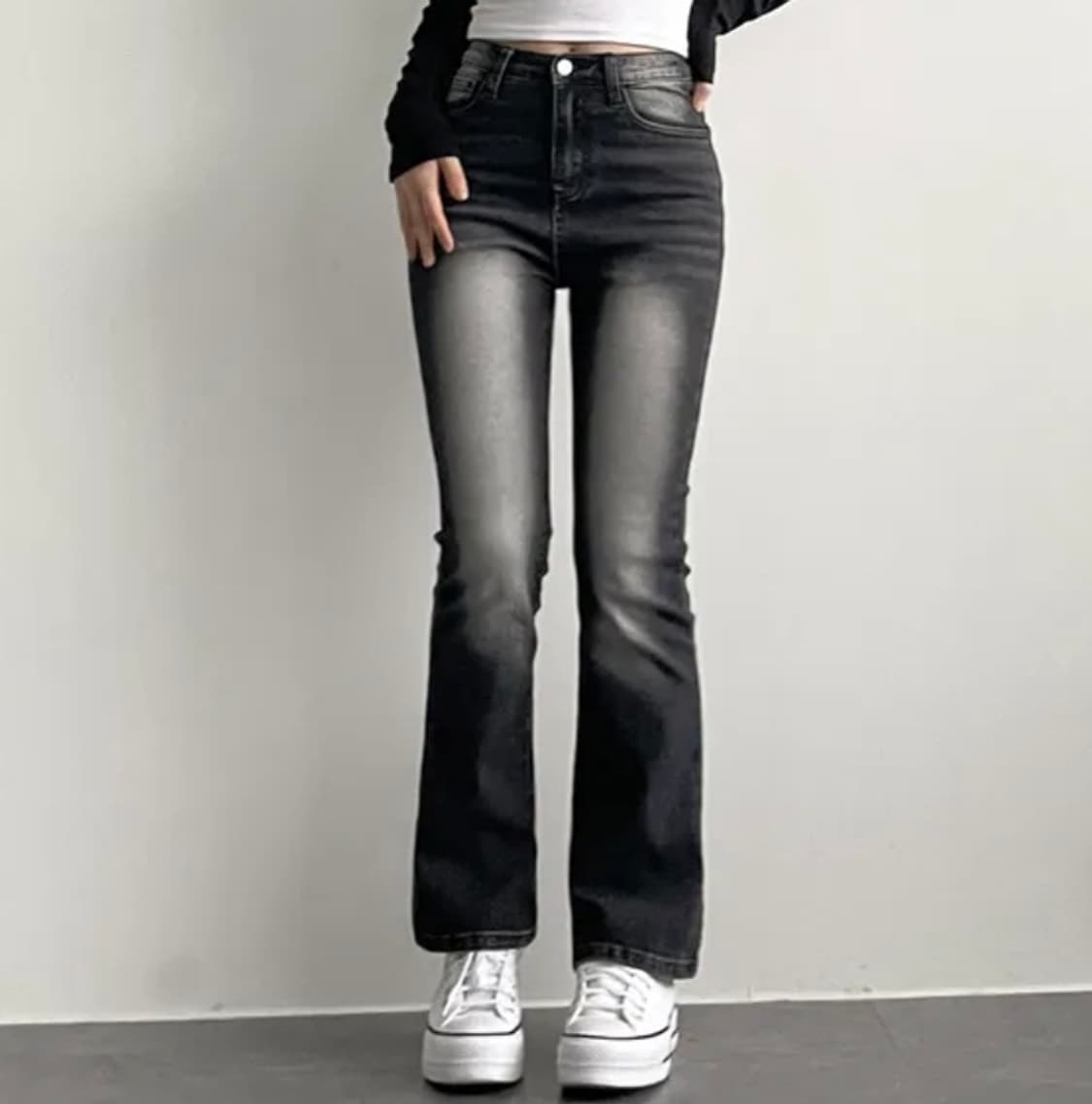 부츠컷 데님 팬츠 상품이미지1
