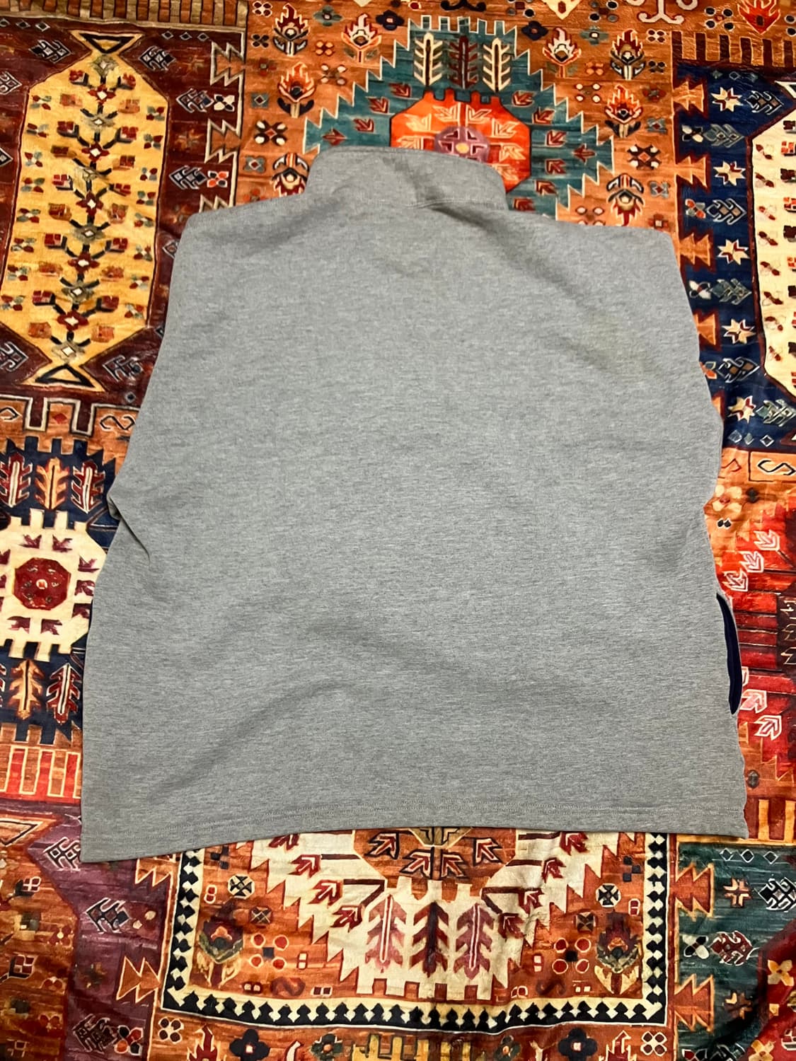 90S Russell Athletic 그레이 하프집업 XL USA 상품이미지2