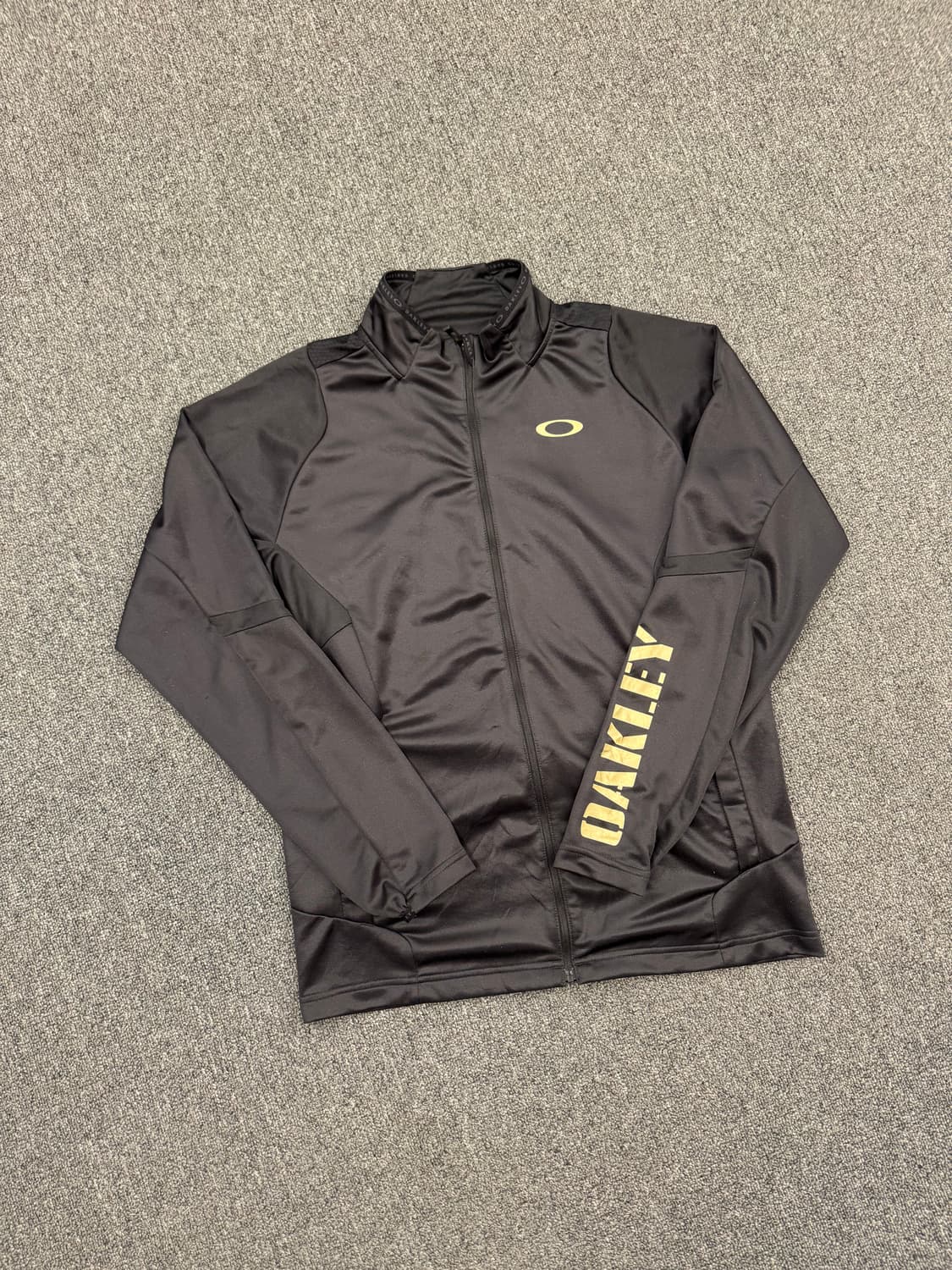 L)오클리 빈티지 검/골 트랙탑 져지 집업 상품이미지1