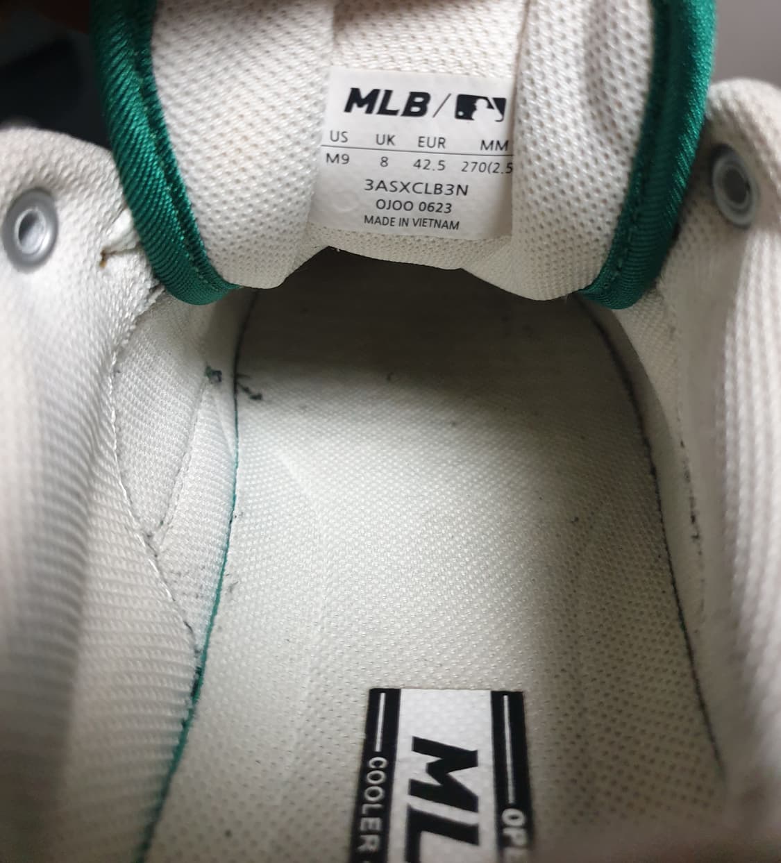 MLB 청키라이너 베이직 뉴욕양키스 스니커즈 그린 (270) 상품이미지6