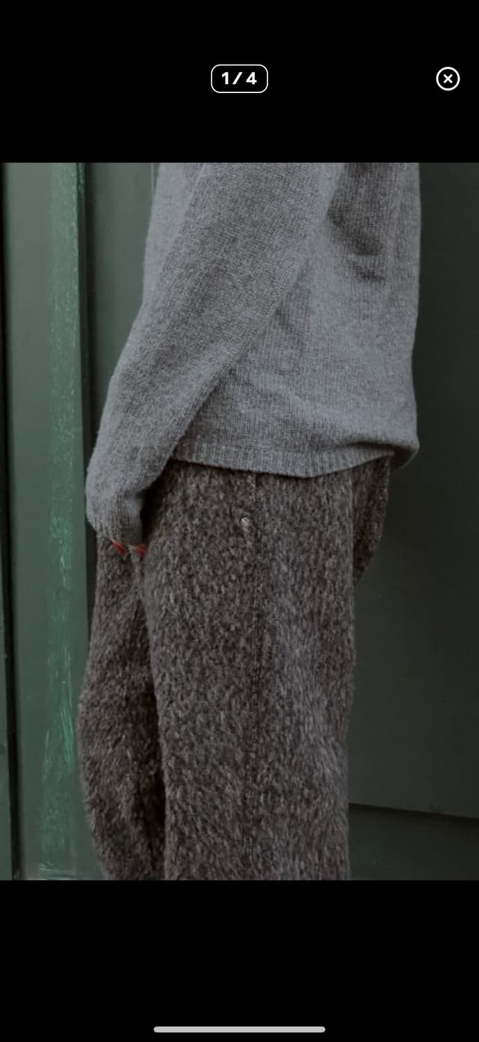 머듈 플레인 팬츠 그레이 브라운 size 2 상품이미지1