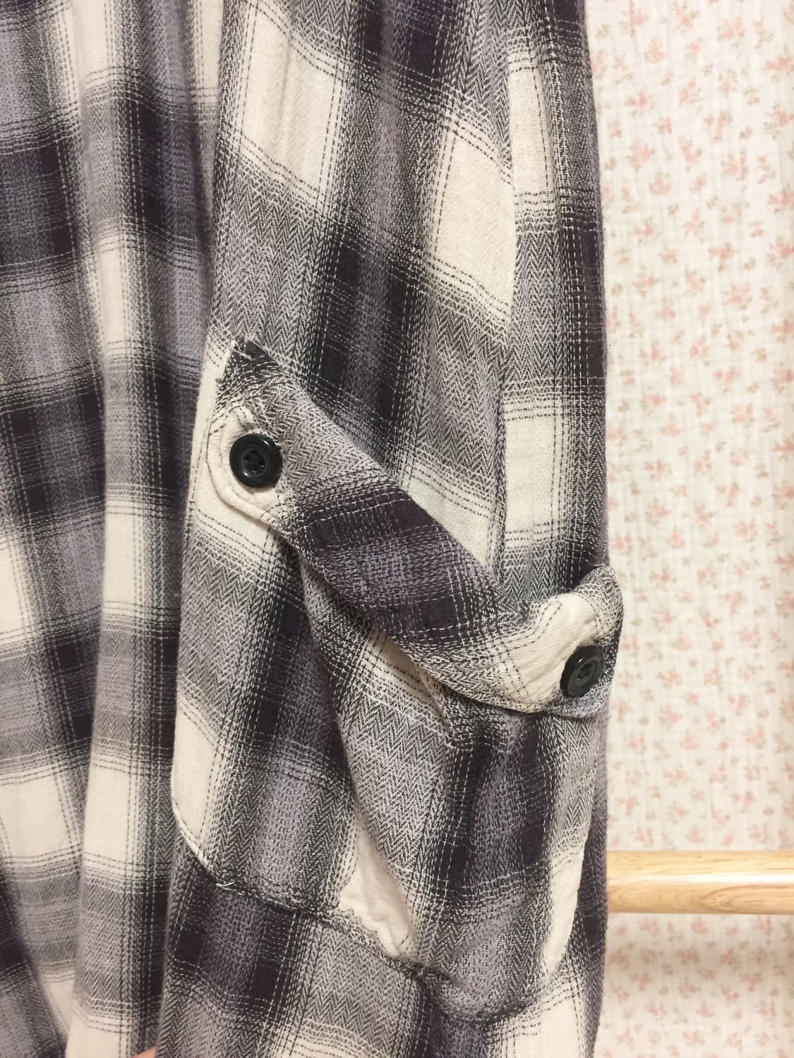 빈티지 퍼플그레이 체크 나시원피스 상품이미지7