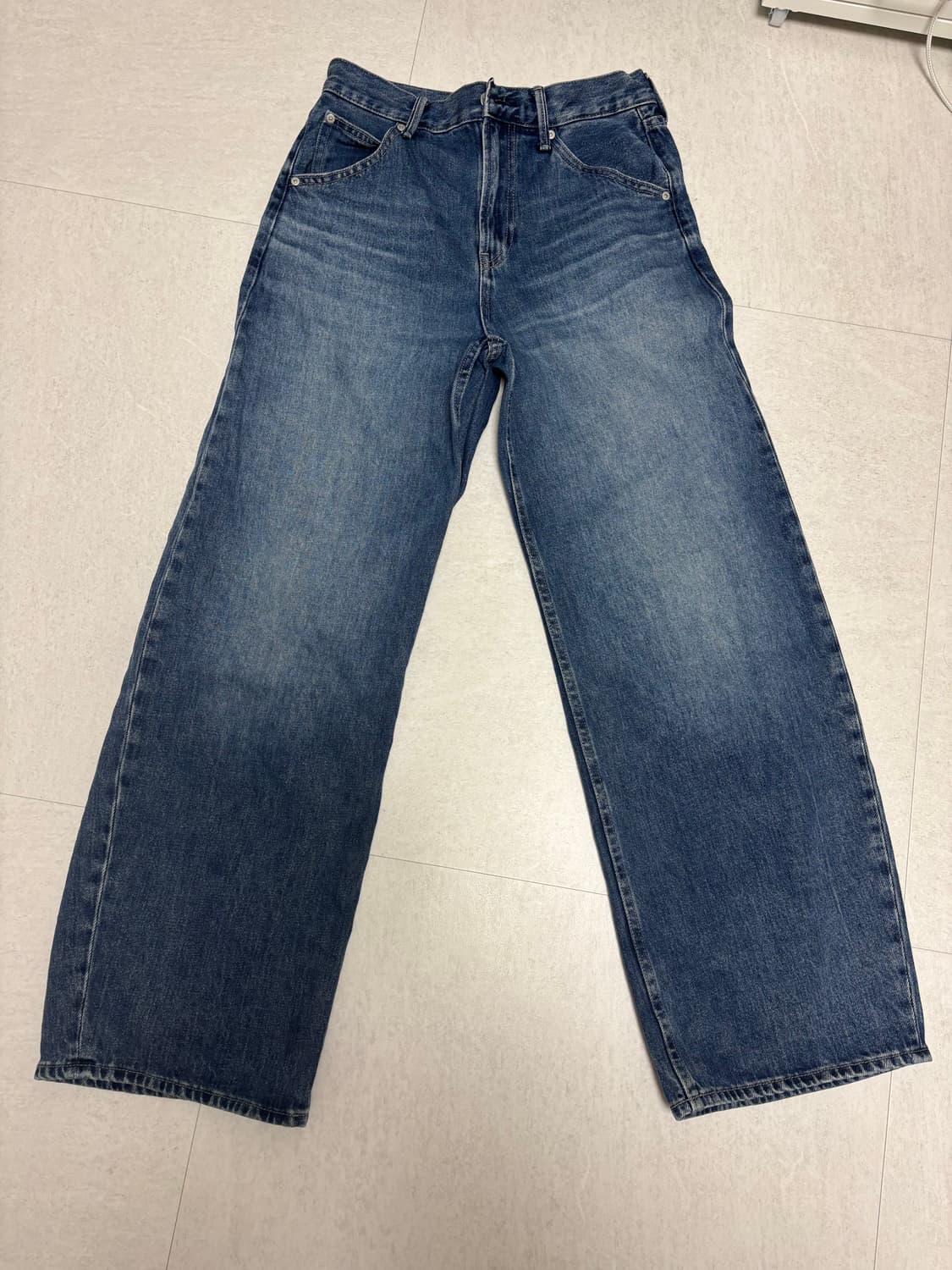 유니클로 배기커브진 25사이즈  상품이미지1