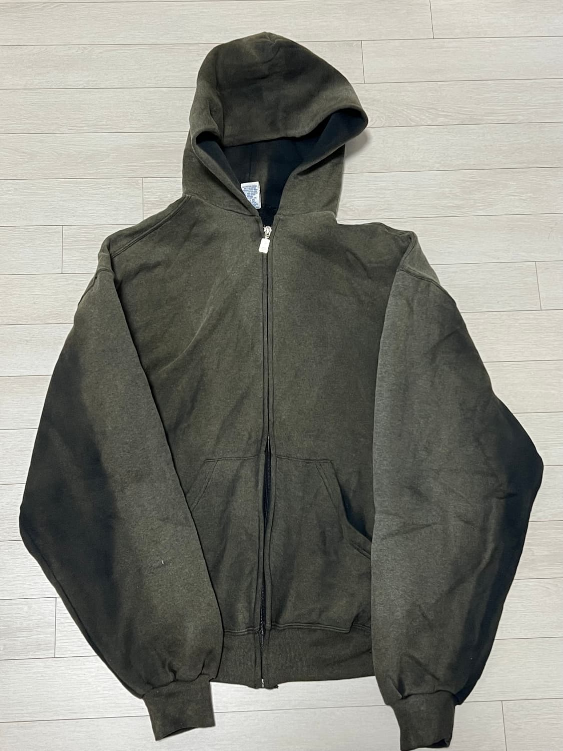 90s 빈티지 러셀 후디집업 L 상품이미지4