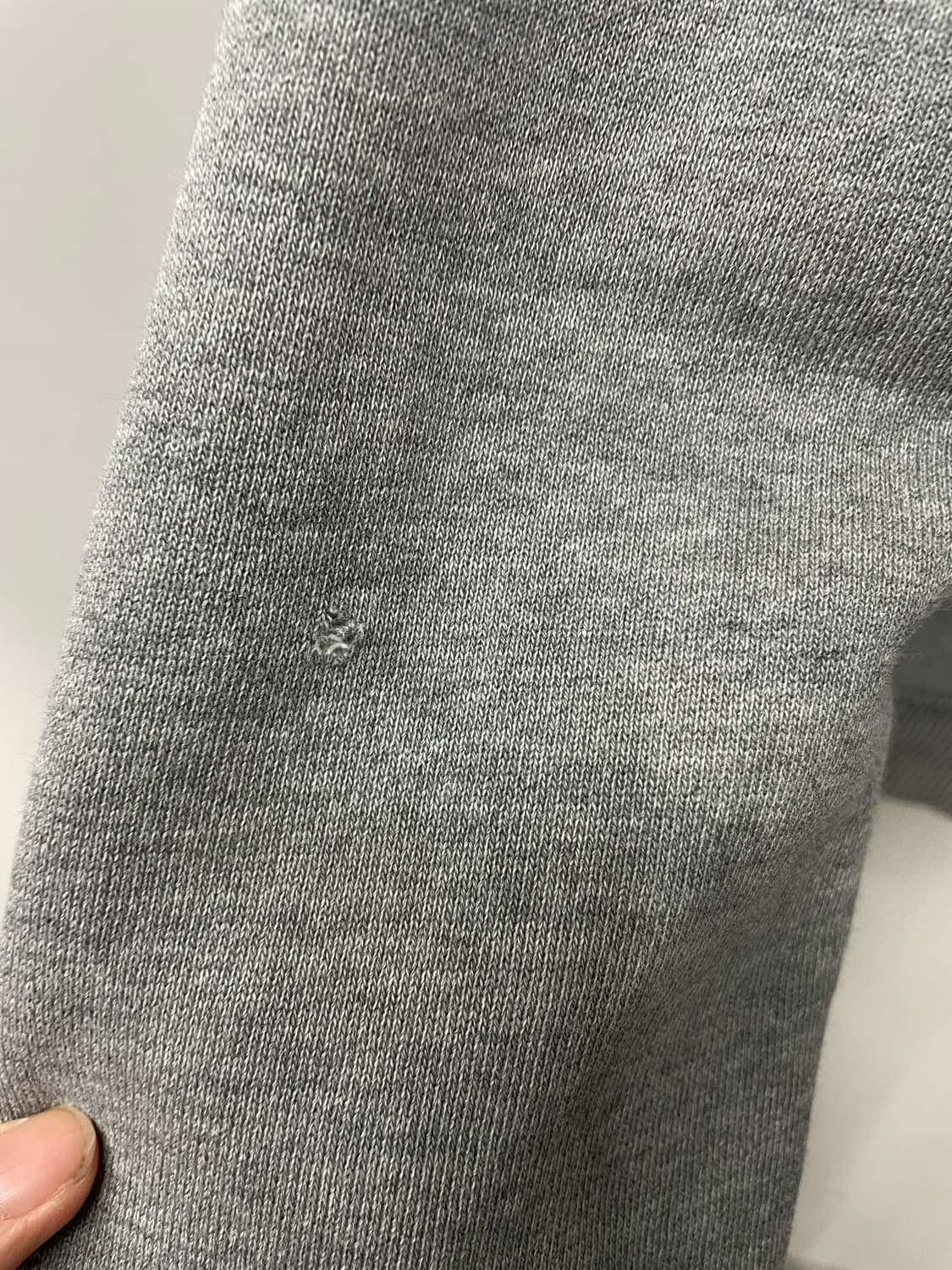 아베크롬비 앤 피치 차콜 그레이 양털안감 후드집업 H1248 상품이미지7