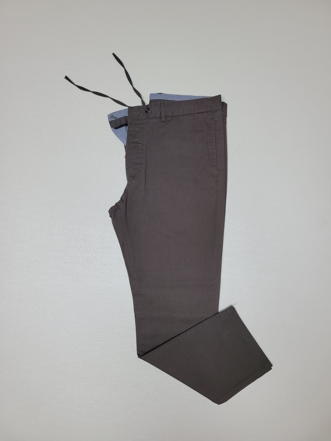 자라맨 ZARAMAN 스트링 면바지 36 카키 상품이미지2