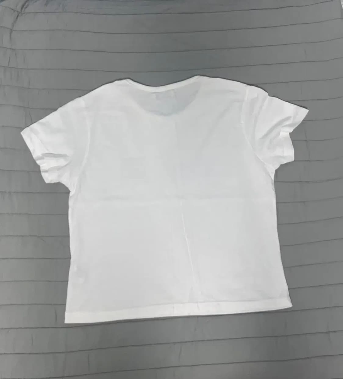카락터 반팔티 stamp crop half t-shirts white 상품이미지2