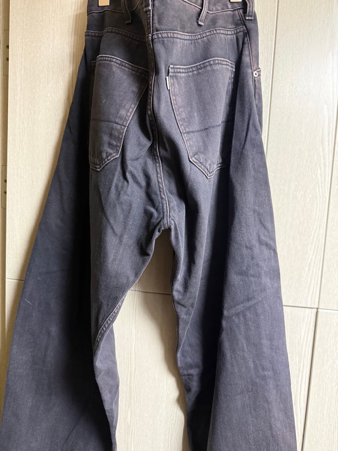 해칭룸 커브진 워시드 네이비 4 상품이미지4