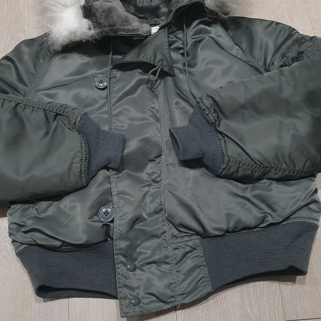 오리지널 n2b 플라이트 자켓 80s 군납 m 100-105 상품이미지3